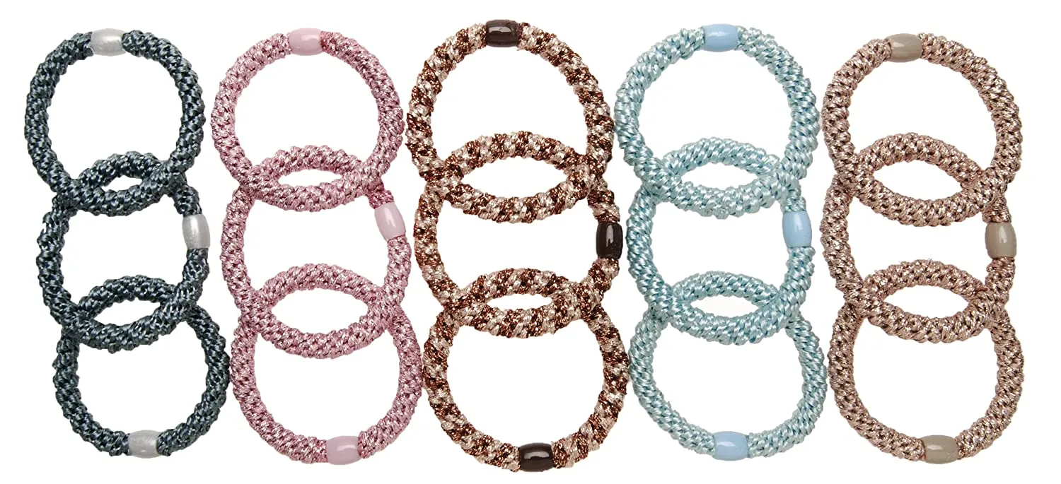 L Erickson Grab & Go Pony Tube 15 Pack