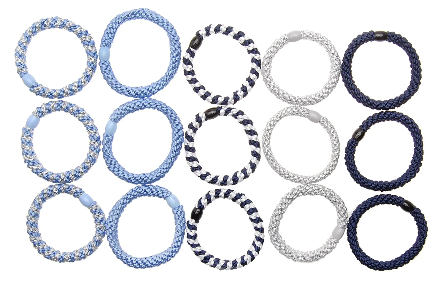 L Erickson Grab & Go Pony Tube 15 Pack