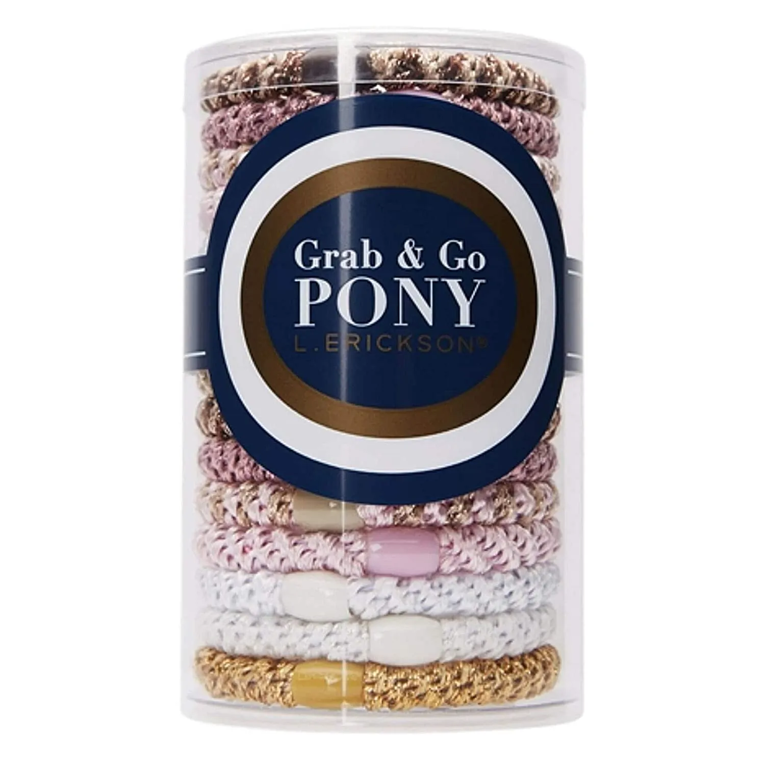 L Erickson Grab & Go Pony Tube 15 Pack