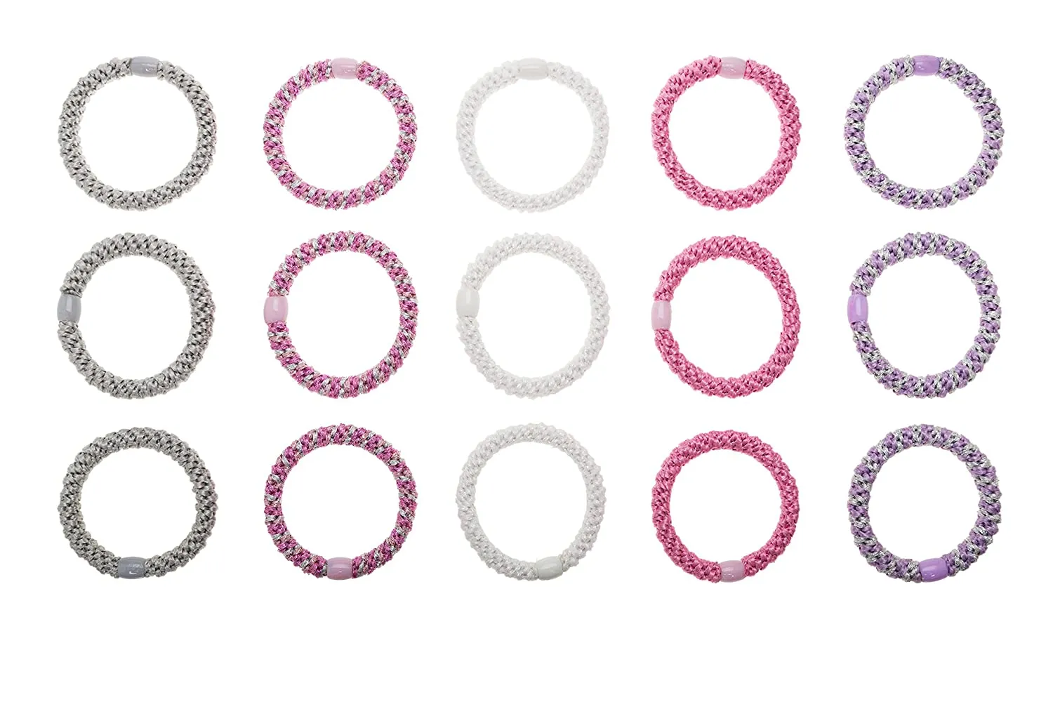 L Erickson Grab & Go Pony Tube 15 Pack