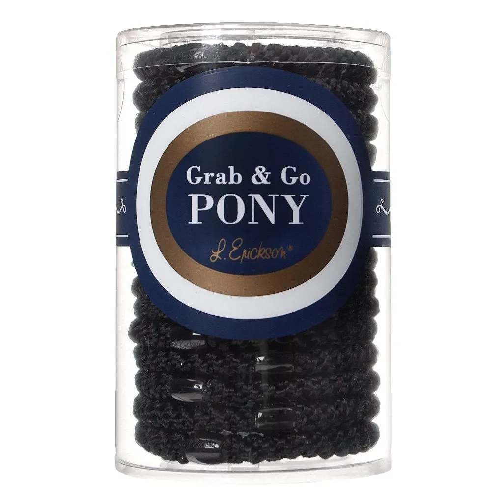 L Erickson Grab & Go Pony Tube 15 Pack