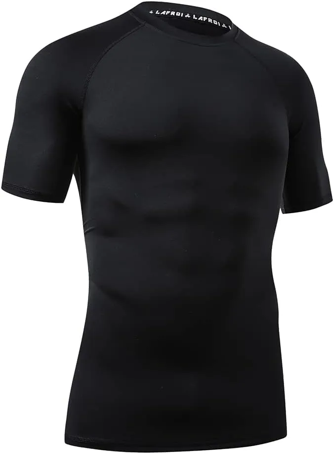LAFROI Men's Long Sleeve UPF 50  Baselayer Performance Compression Shirt Rash Guard-CLY08D