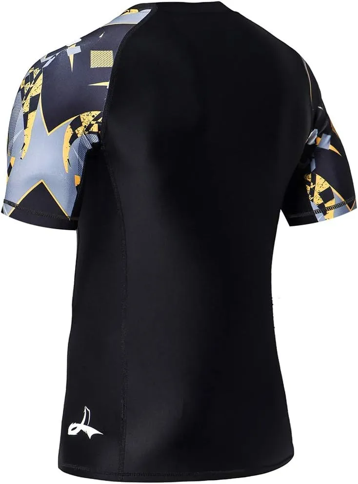 LAFROI Men's Long Sleeve UPF 50  Baselayer Skins Performance Fit Compression Rash Guard-CLY02D