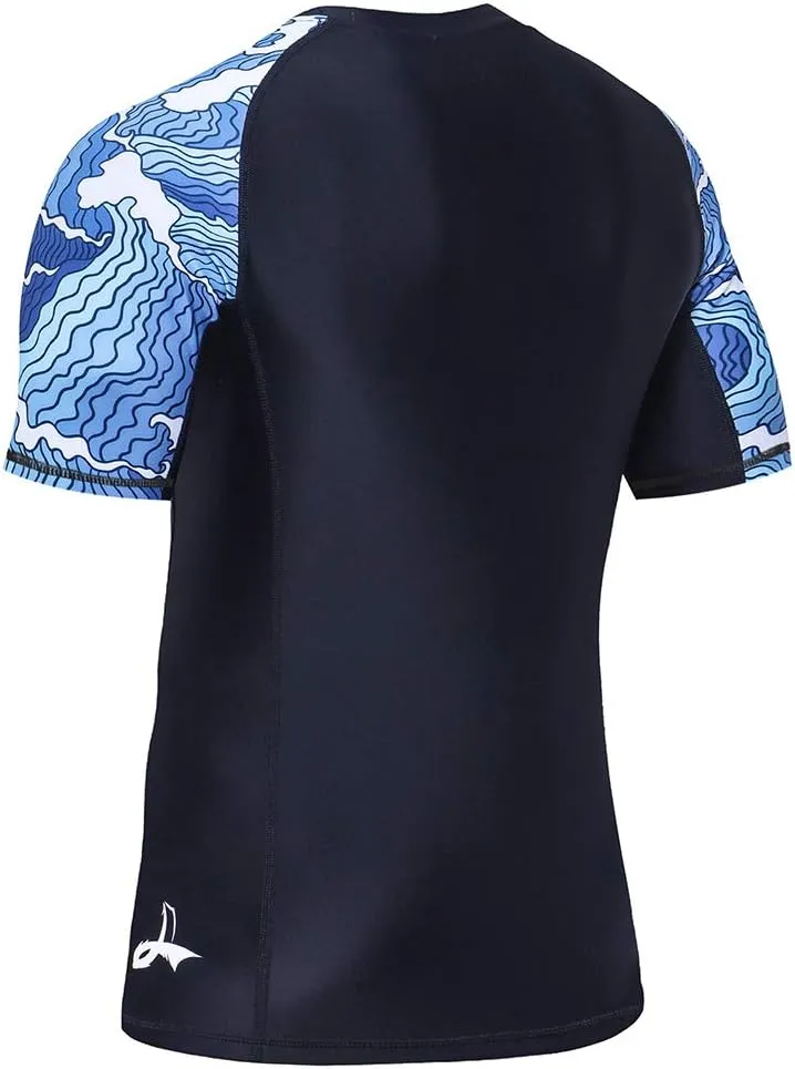 LAFROI Men's Long Sleeve UPF 50  Baselayer Skins Performance Fit Compression Rash Guard-CLY02D