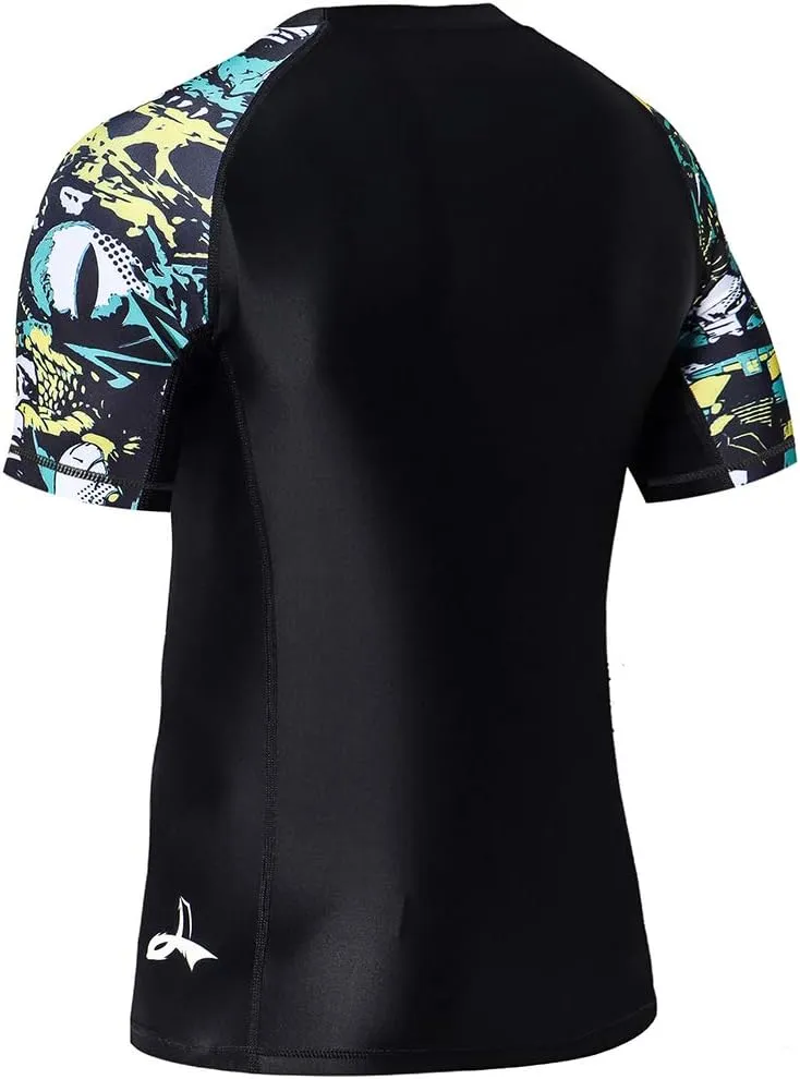 LAFROI Men's Long Sleeve UPF 50  Baselayer Skins Performance Fit Compression Rash Guard-CLY02D