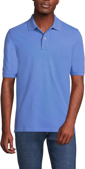 Lands' End Men's Short Sleeve Comfort-First Mesh Polo Shirt