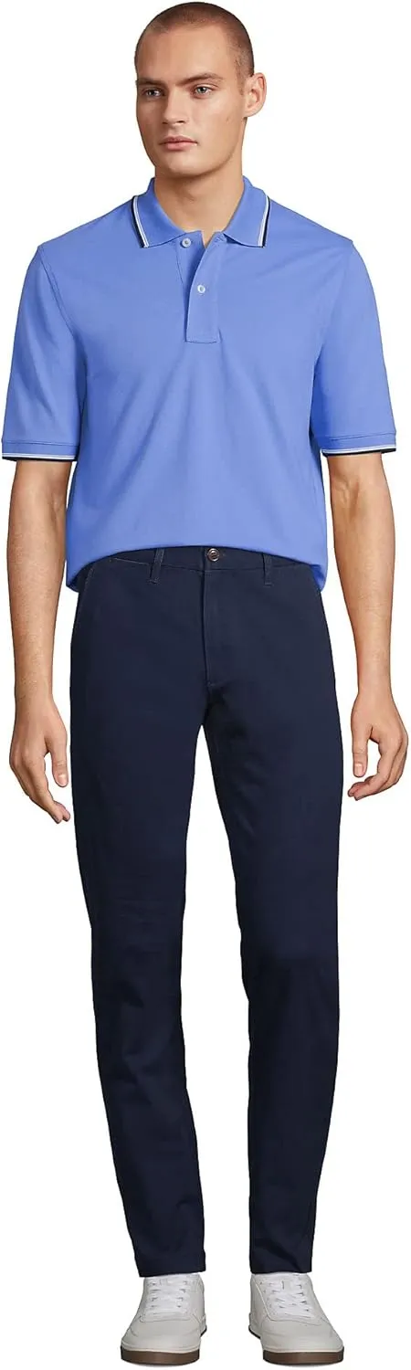 Lands' End Men's Short Sleeve Comfort-First Mesh Polo Shirt