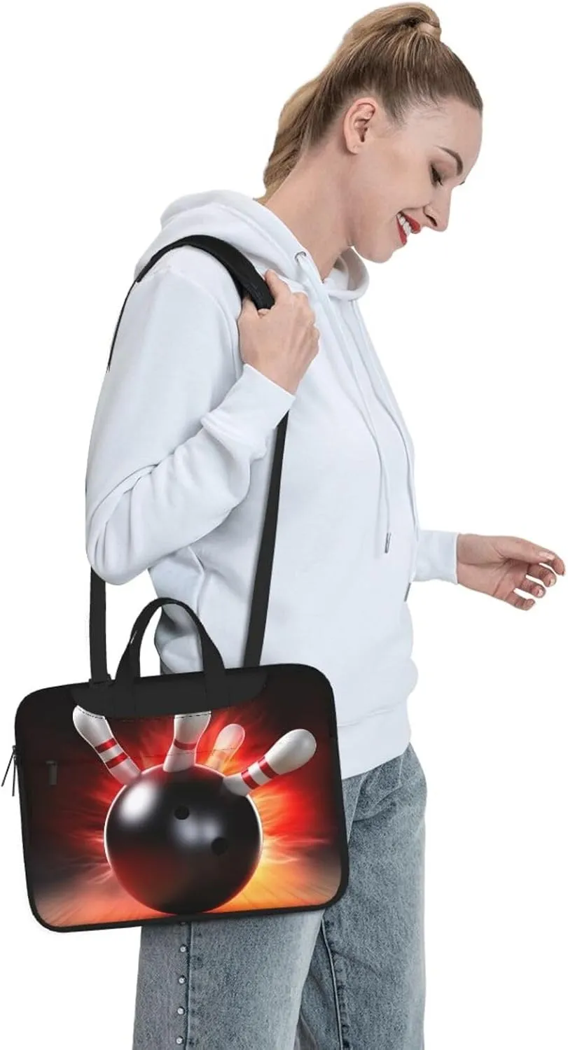 Laptop Shoulder Bag Laptop Bag Computer Bag Bowling Ball Messenger Bag for Unisex
