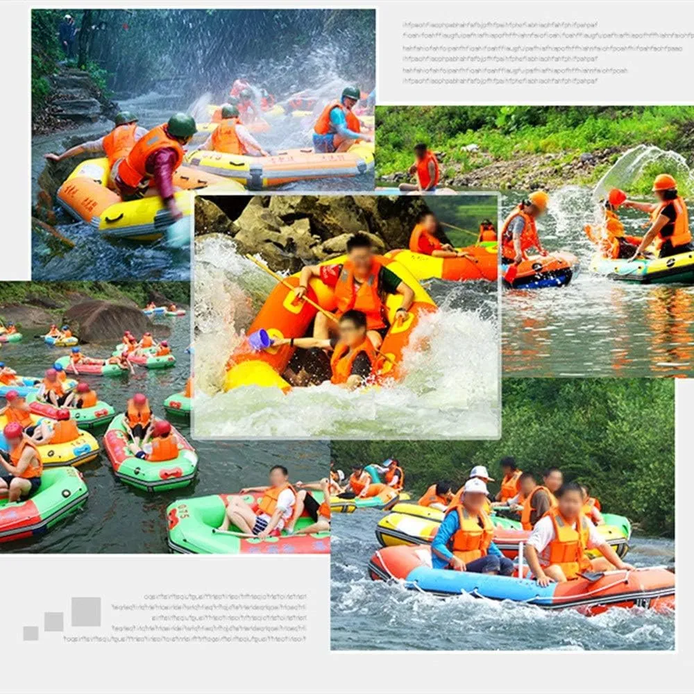 Large Inflatable Boat Professional Drift Boat Thickened Leather Kayak Inflatable Fishing Boat Hard Bottom Rubber Boat Assault Boat Drift Boat Fishing Kayaks Dinghies