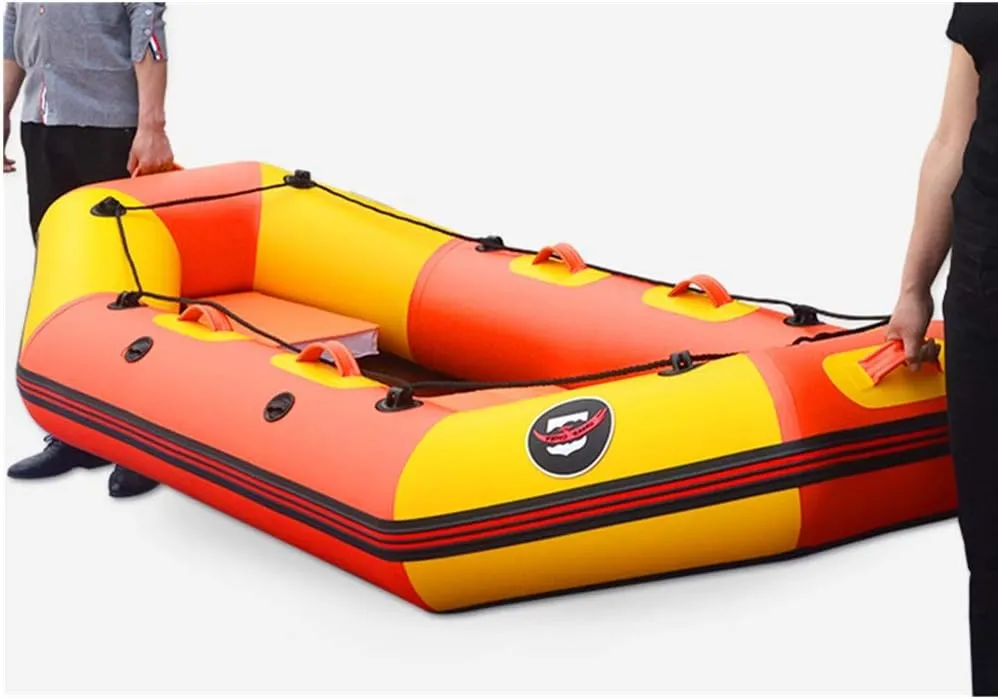Large Inflatable Boat Professional Drift Boat Thickened Leather Kayak Inflatable Fishing Boat Hard Bottom Rubber Boat Assault Boat Drift Boat Fishing Kayaks Dinghies