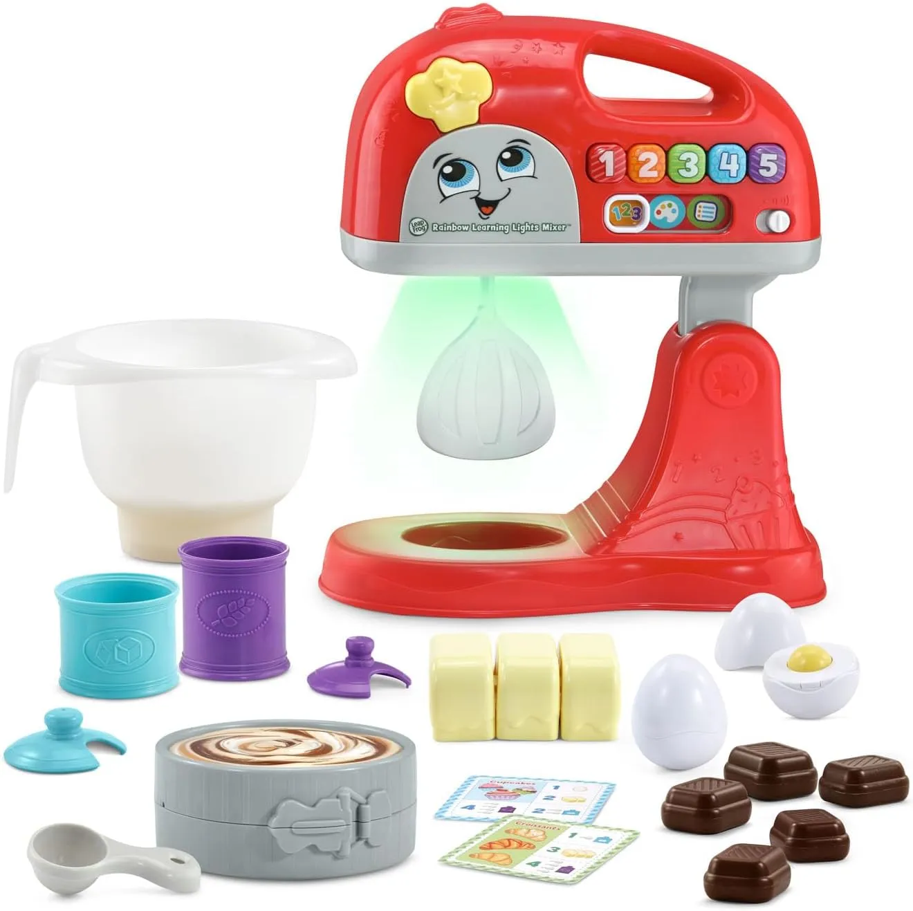 LeapFrog Rainbow Learning Lights Mixer, Red
