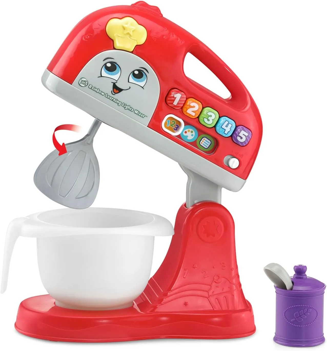 LeapFrog Rainbow Learning Lights Mixer, Red