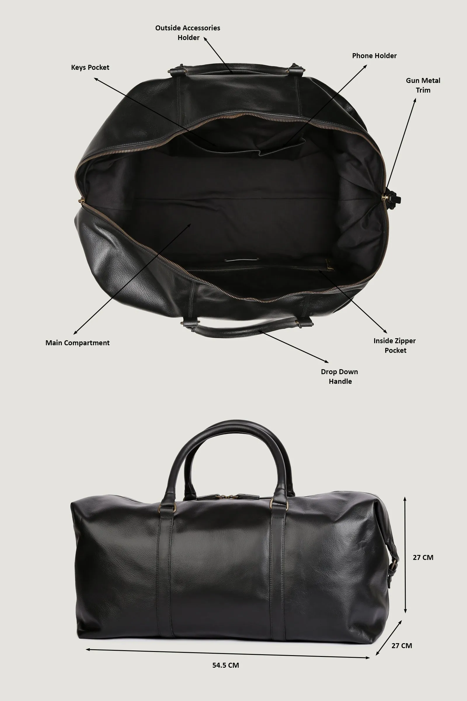 Leather Duffle Bag