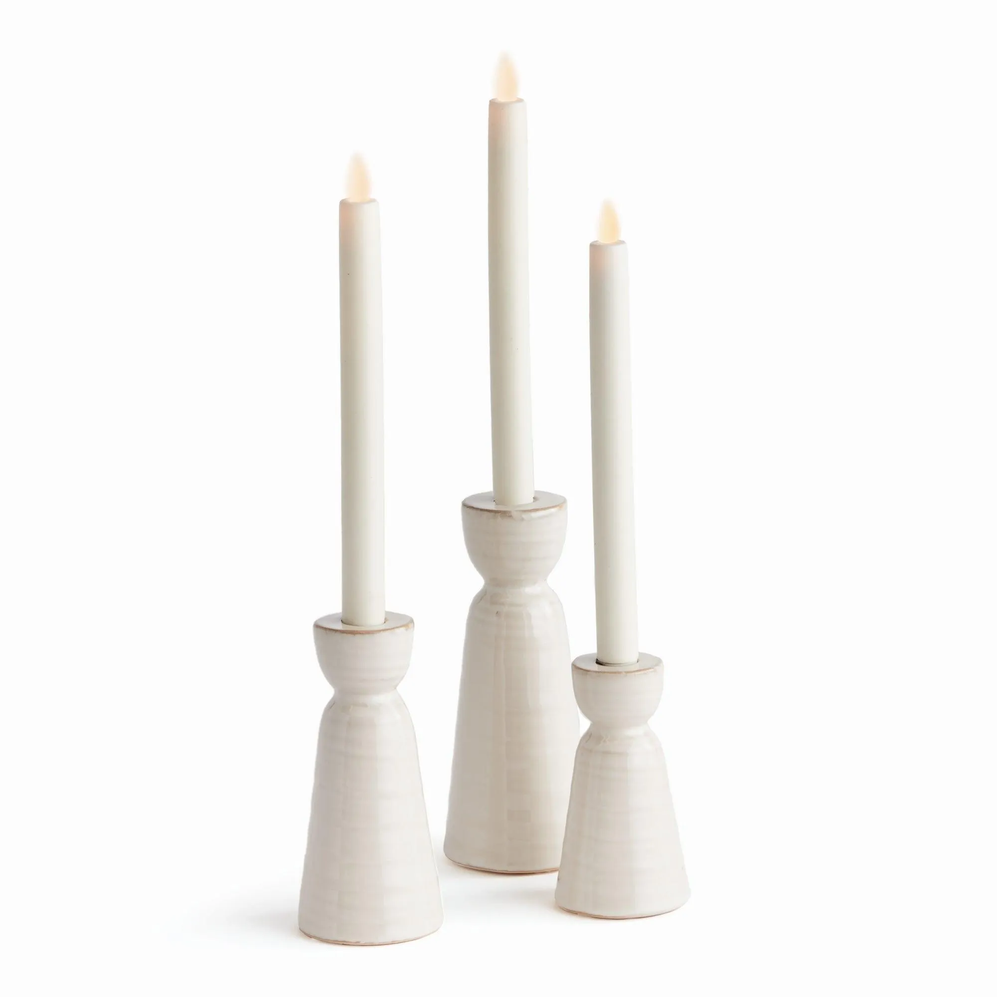 Libbey Taper Holders, Set Of 3