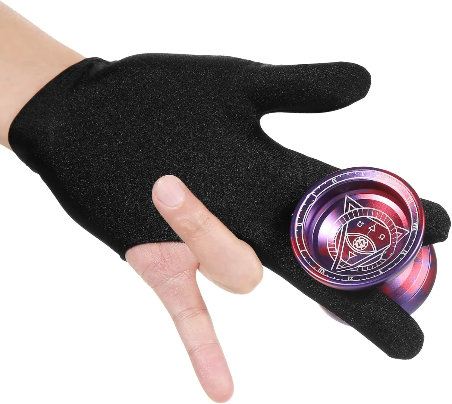 Lixada Professional Yoyo Competitive Aluminum Yoyo Ball Yo Yo Gift with 5 Replacement Yoyo Strings and Glove Great for Beginners and for Advanced String Yo-Yo Tricks Looping Play Color Optional