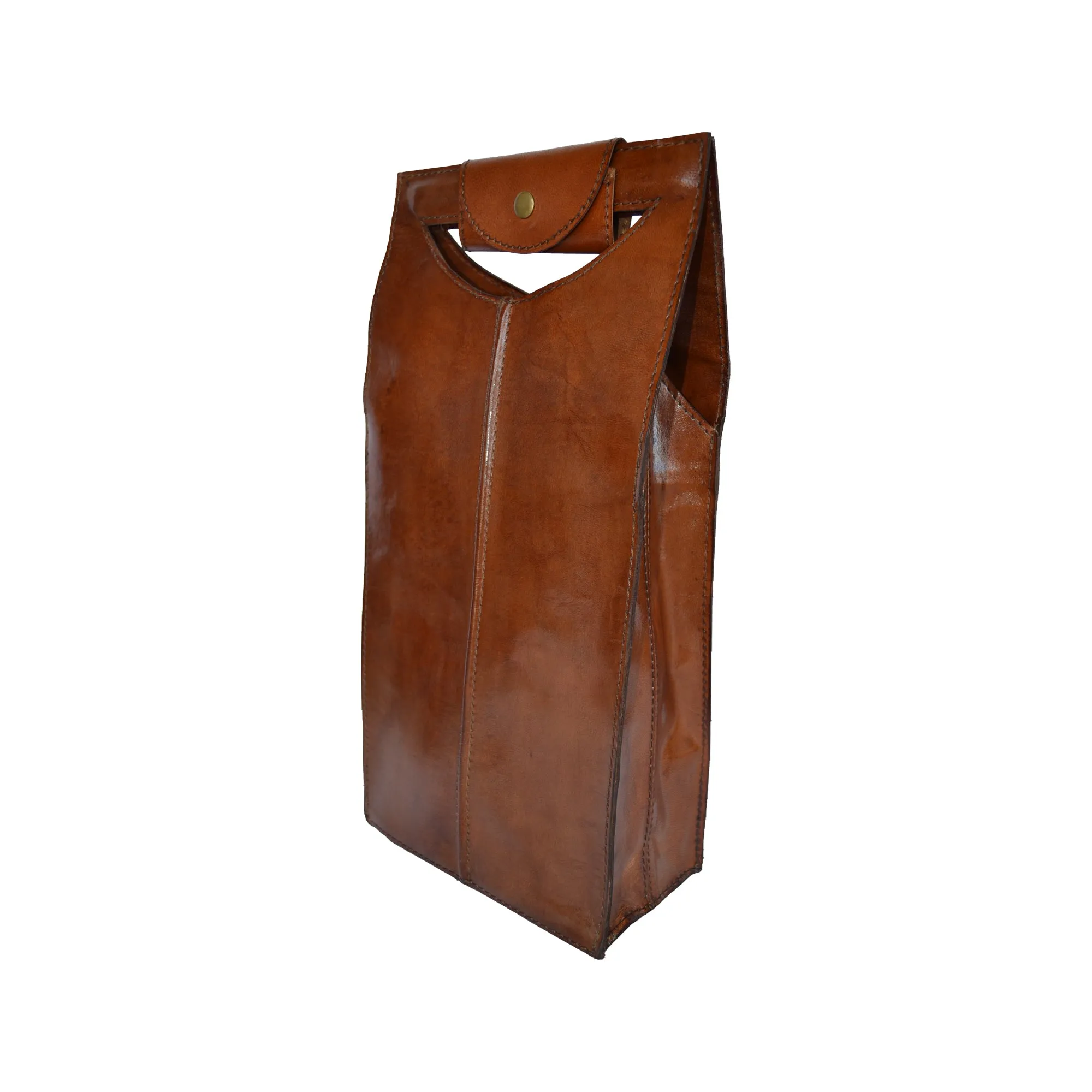 Luxe Leather Double Wine Carrier (6 Colors To Choose)