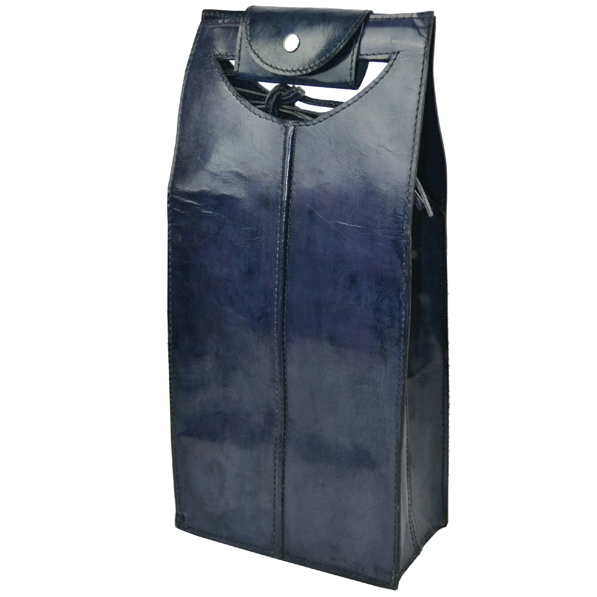 Luxe Leather Double Wine Carrier (6 Colors To Choose)