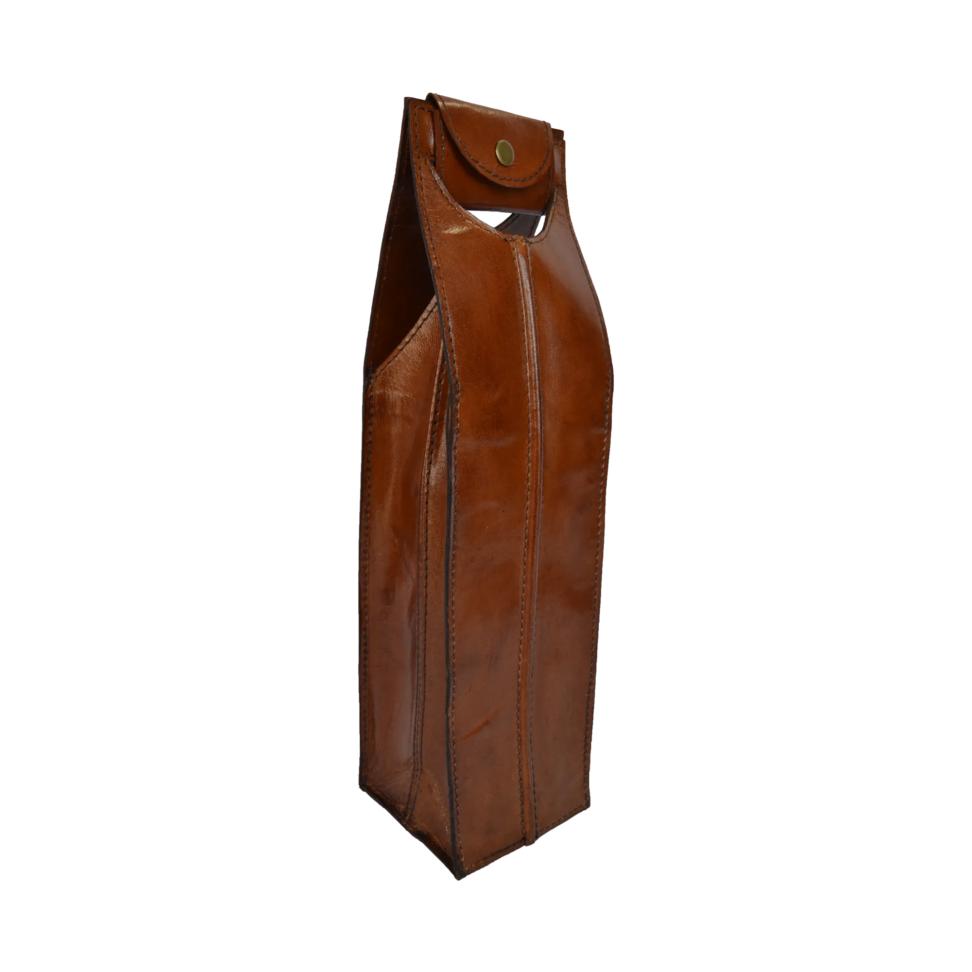 Luxe Leather Single Wine Carrier (5 Colors To Choose)