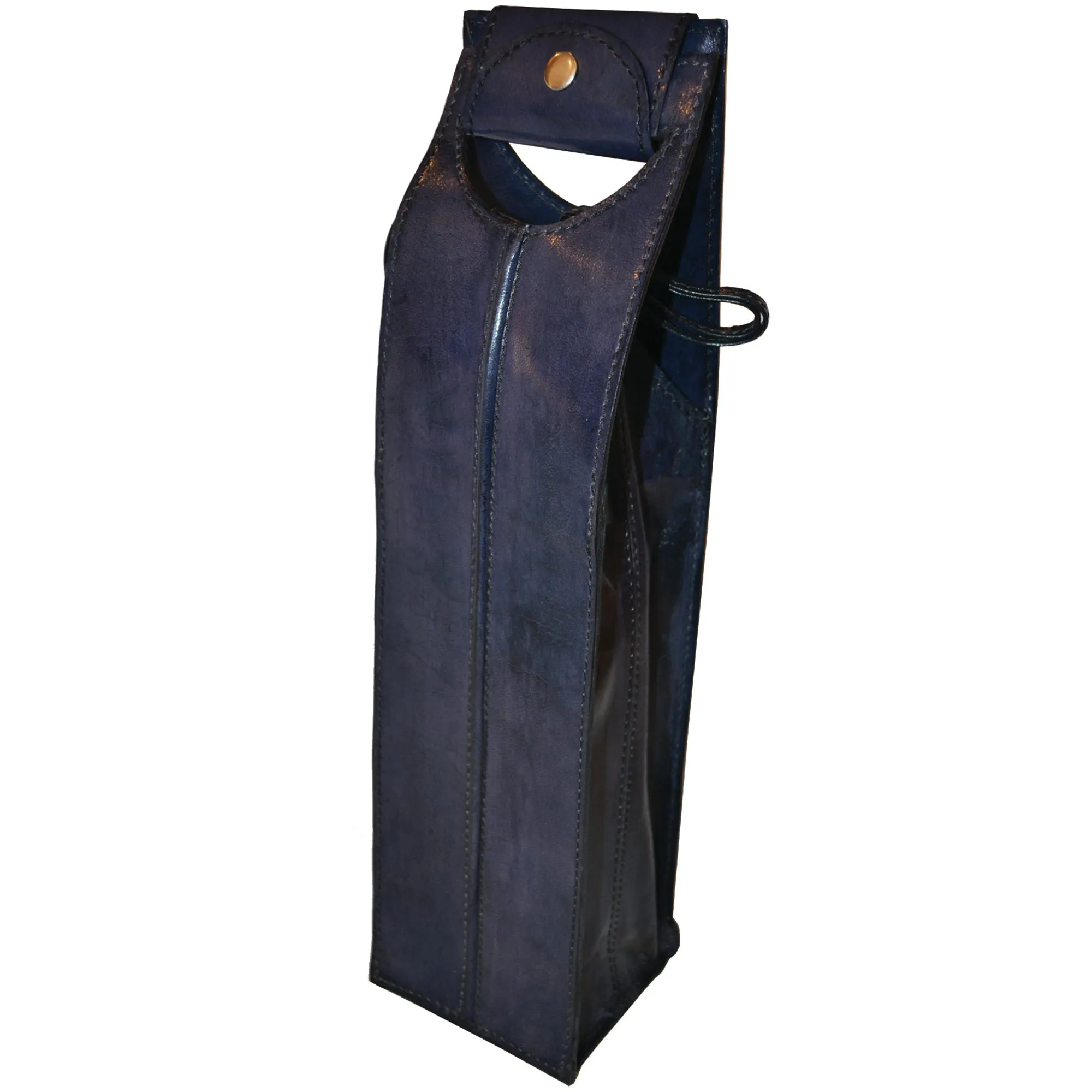 Luxe Leather Single Wine Carrier (5 Colors To Choose)