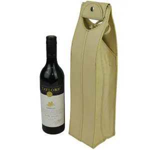 Luxe Leather Single Wine Carrier (5 Colors To Choose)