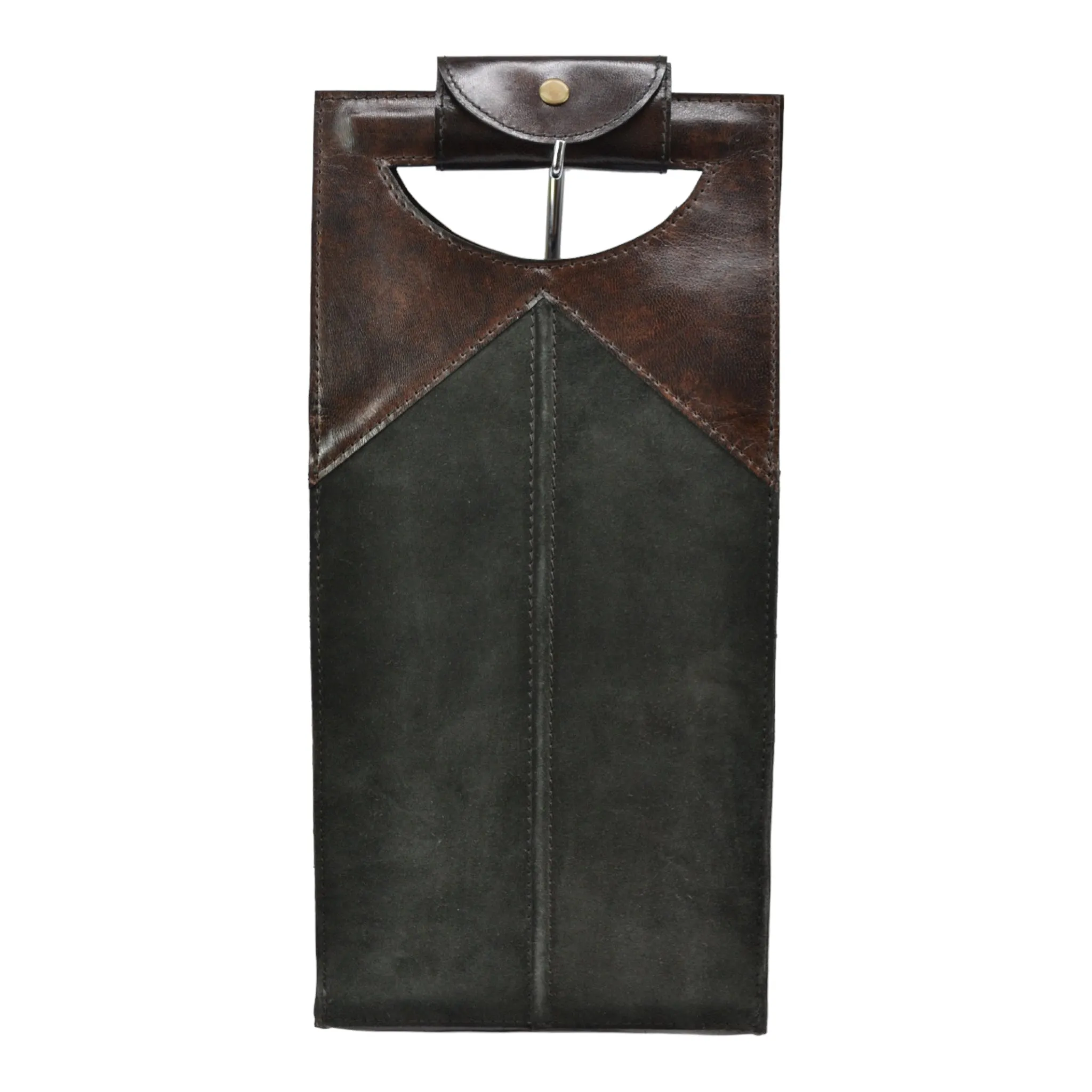 Luxe Leather SUEDE Double Wine Carrier (6 Colors To Choose)