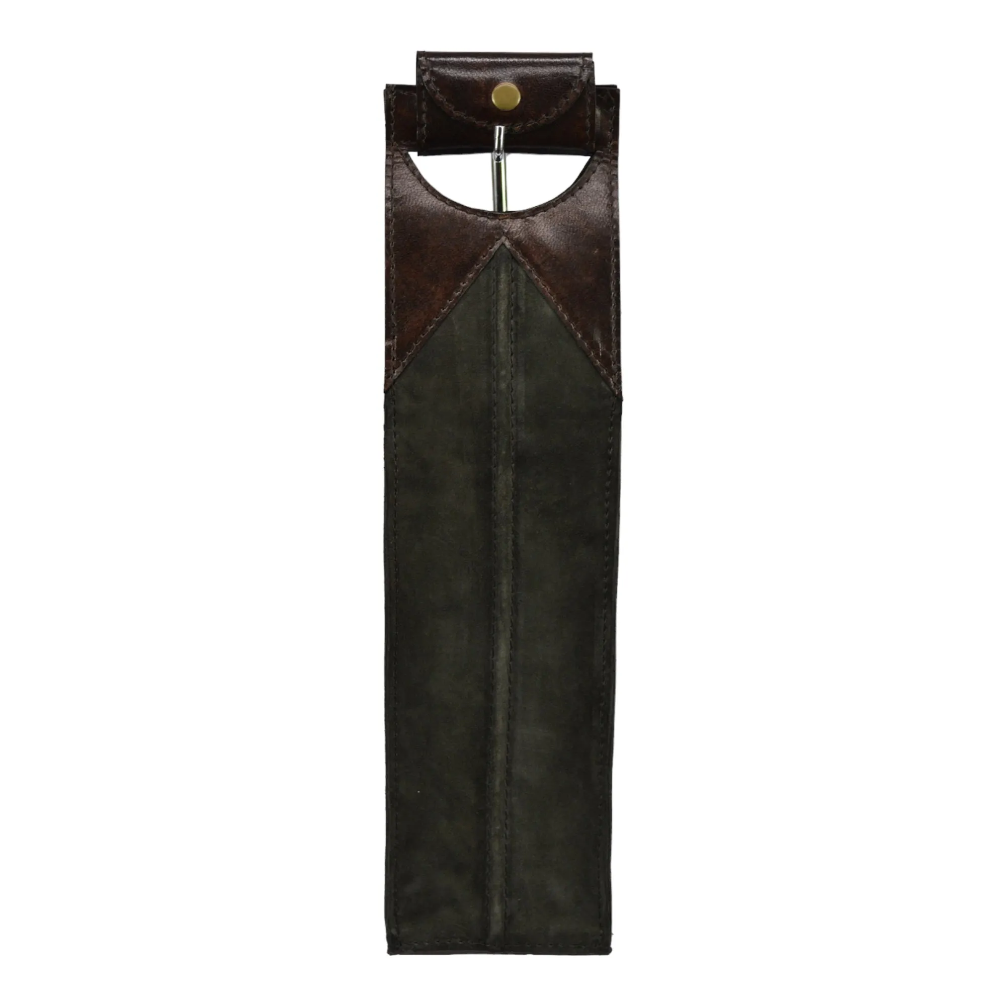 Luxe Leather SUEDE Single Wine Carrier (3 Colors To Choose)