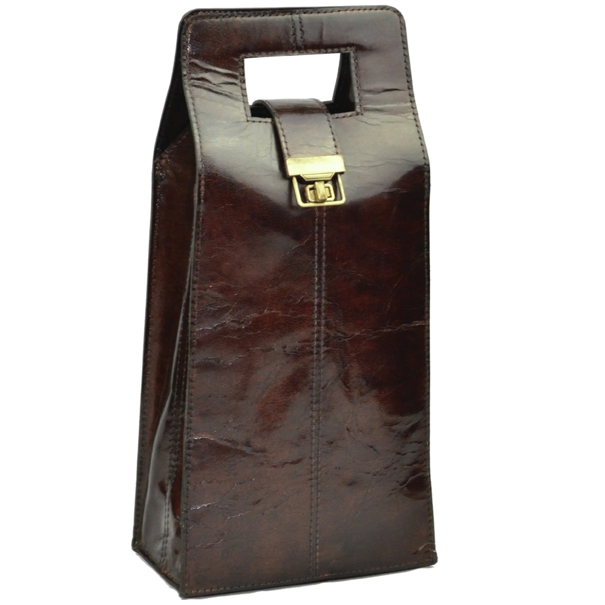 Luxury Leather Duo Wine Holder (2 Colors To Choose)
