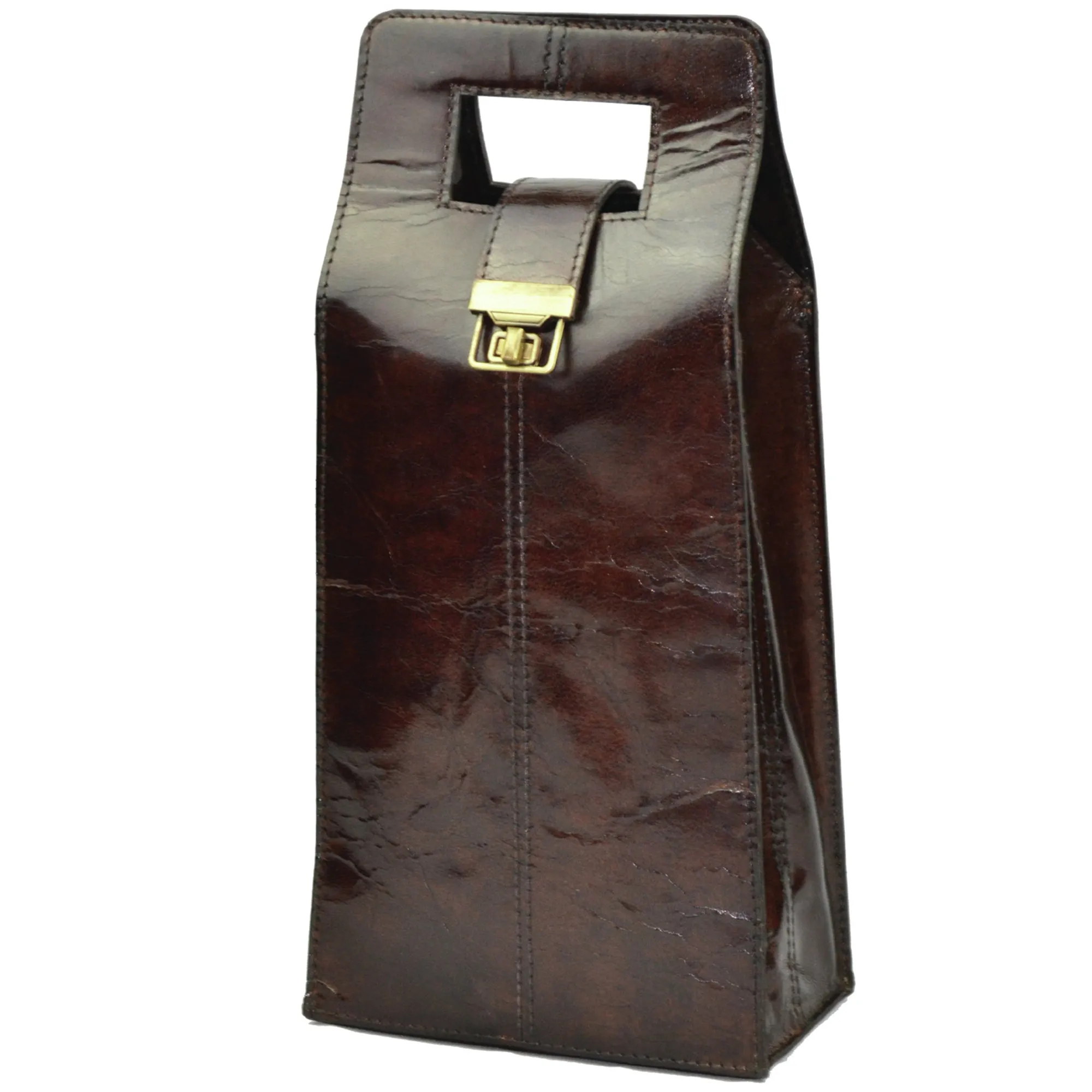 Luxury Leather Duo Wine Holder (2 Colors To Choose)