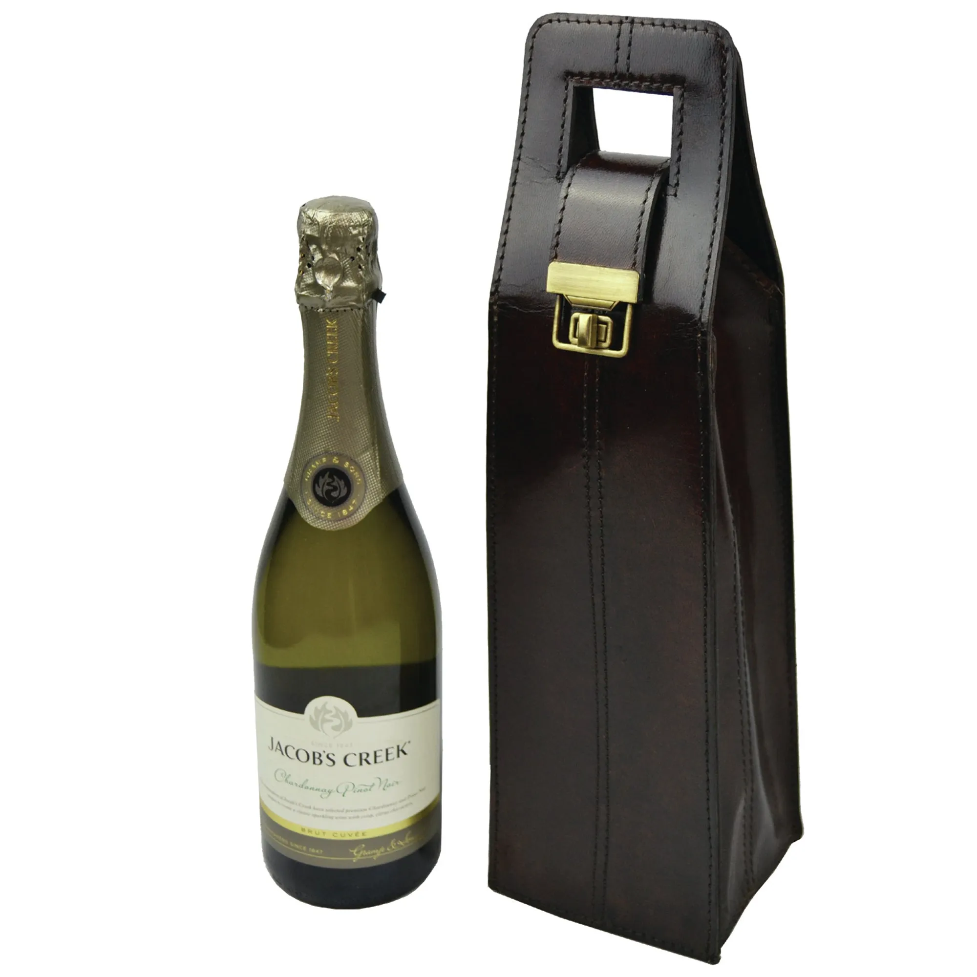 Luxury Leather Single Wine Holder (4 Colors To Choose)