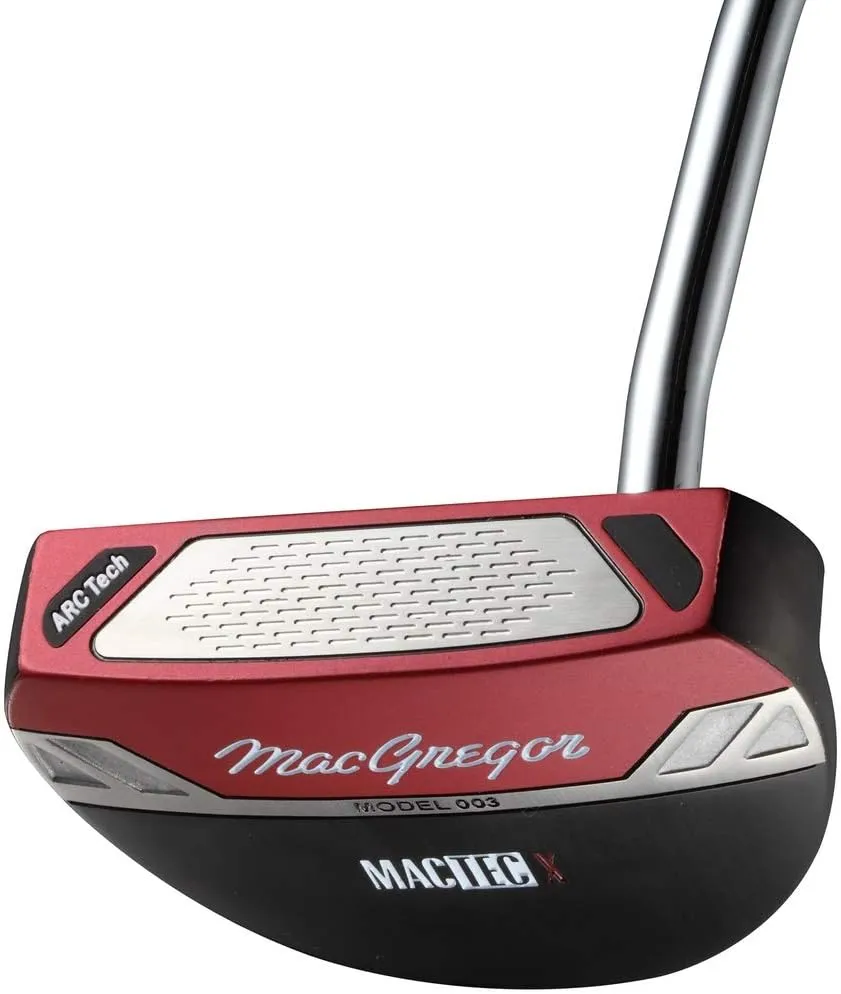 MacGregor Golf MACPUT111 MACTEC X Golf Putter Model No: 001/2/3/4 Right Or Left Hand Steel Regular Grip Golf Club