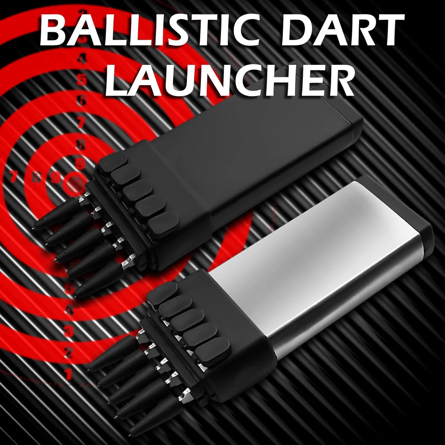 MADSABRE Ballistic Dart Launcher, Metal Darts Accurate Shooting for Hunting Camping Shooting Self-Defense and Survival