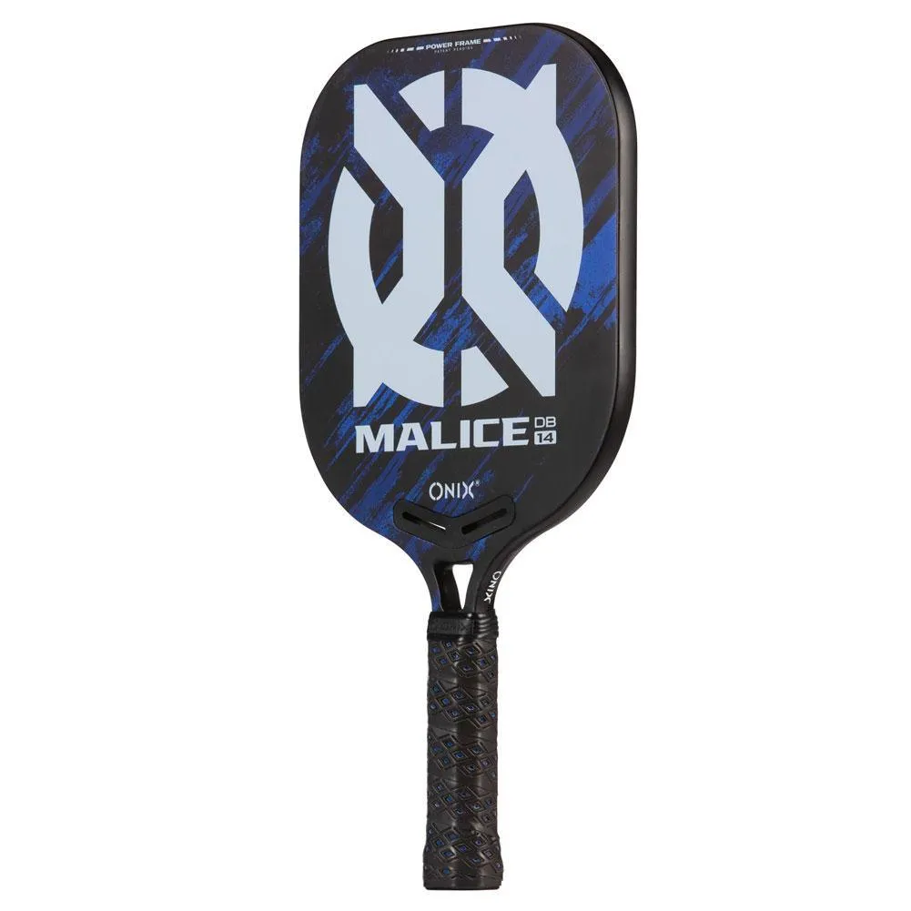 Malice 14 Open Throat Composite Pickleball Paddle Blue