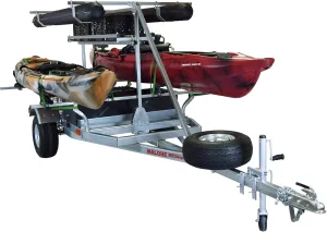 Malone MegaSport 2-Boat SaddleUp Pro Ultimate Angler Trailer Package