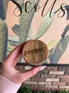 Marble Salt and Pepper Holders