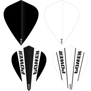 *McCoy Power Max Dart Flights - 150 Micron - Kite - Solid