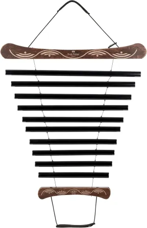 Meinl Sonic Energy Meditation Flow Chimes for Relaxing Sound Healing with Mallet and Bag, 2-Year Warranty (MFC10CMIBK), Black