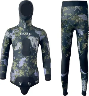 Men Spearfishing Wetsuit Neoprene 3mm 1.5mm Camouflage Diving Suit 2pcs Set for Freediving, Snorkeling, Hunting,Scuba Dive