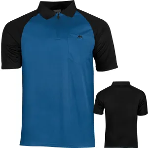*Mission Darts EXOS Cool FX Dart Shirt - Black & Blue