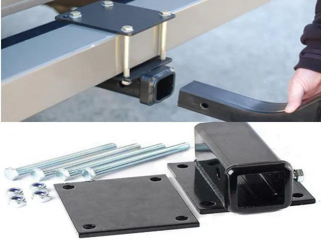 MISTER HITCHES RV Bumper Receiver Hitch - Caravan Bike Carrier (MHRVBH2)