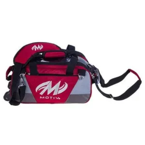 Motiv Ballistix Double Tote Red Bowling Bag
