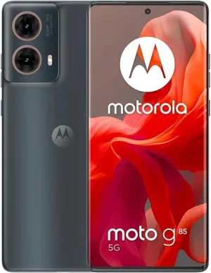 Motorola Moto G85 5G (256GB, 8GB) 6.67" 3D Curved pOLED, Android 14 (International Model Unlocked for T-Mobile Mint Tello & Global ) XT2427-1, Blue