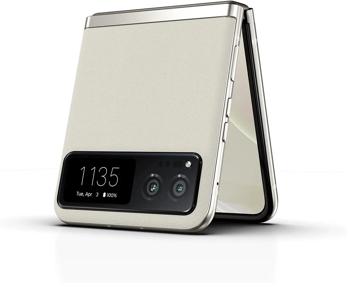 Motorola razr | 2023 | Unlocked | Made for US 8/128 | 32MP Camera | Vanilla Cream, 73.95 x 170.82 x 7.35mm