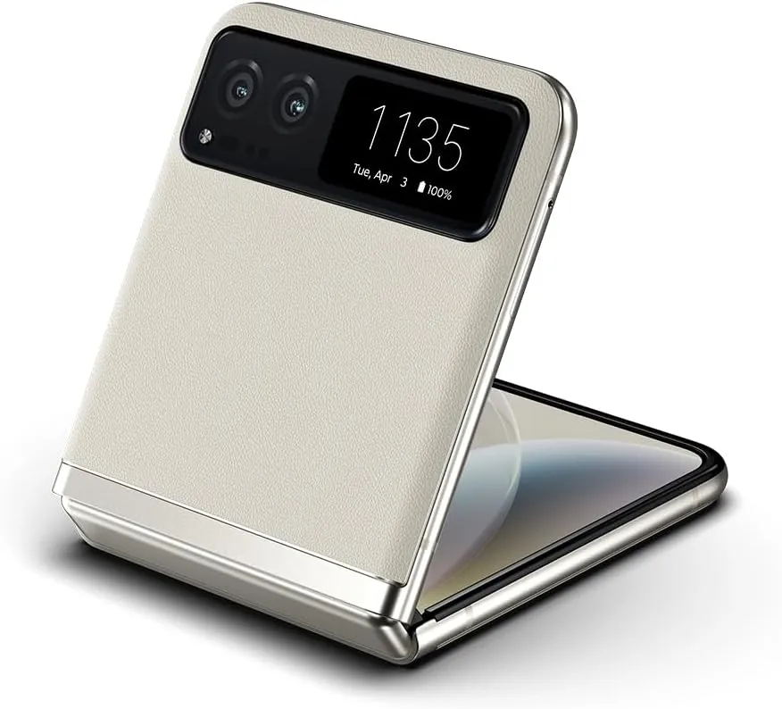 Motorola razr | 2023 | Unlocked | Made for US 8/128 | 32MP Camera | Vanilla Cream, 73.95 x 170.82 x 7.35mm