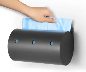 Mountable Trash Bag Holder Dispenser for 13-Gallon, 50 Garbage Bag Dispenser Roll Holder and Organizer to Save Space