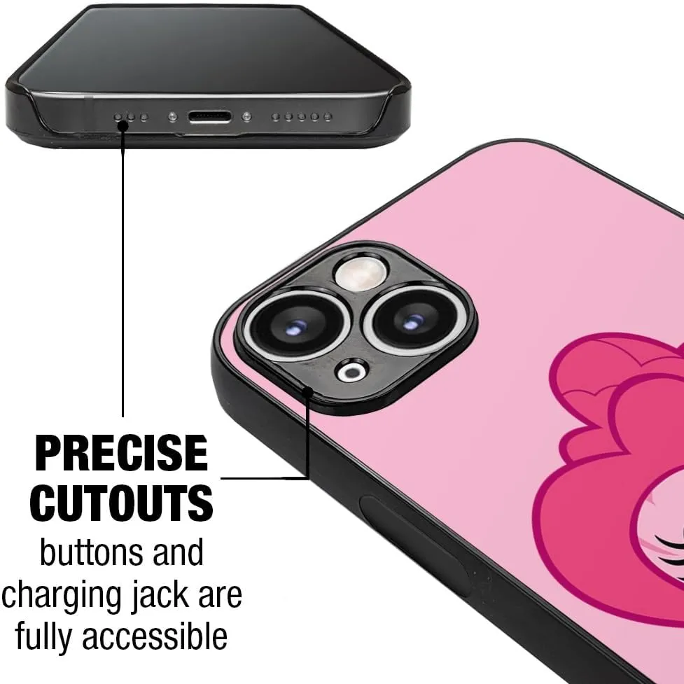 My Little Pony Pinkie Pie Face Protective Slim Fit Plastic Bumper Case Fits Apple iPhone 14