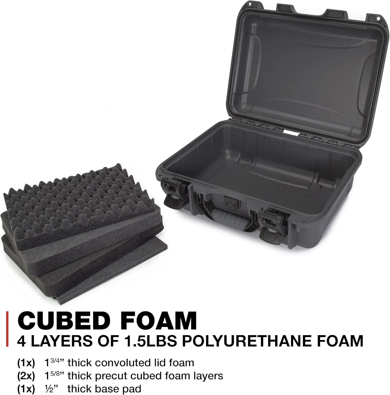 Nanuk 920 Waterproof Hard Case with Foam Insert - Graphite