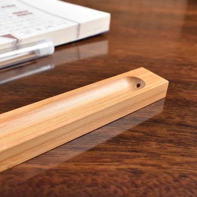 Natural Rustic Wood Incense Holders