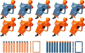 NERF Elite Ace SD-1 Party Pack, 10 Blasters, 20 Darts, 8 Year Old Boys & Girls & Up (Amazon Exclusive)
