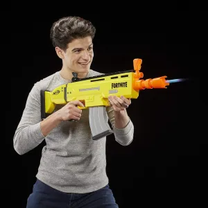 Nerf Fortnite AR-L Motorised Nerf Elite Dart Blaster, Motorised Toy, 20 Official Nerf Darts, Flip Up Sights for Youth, Teens, Adults