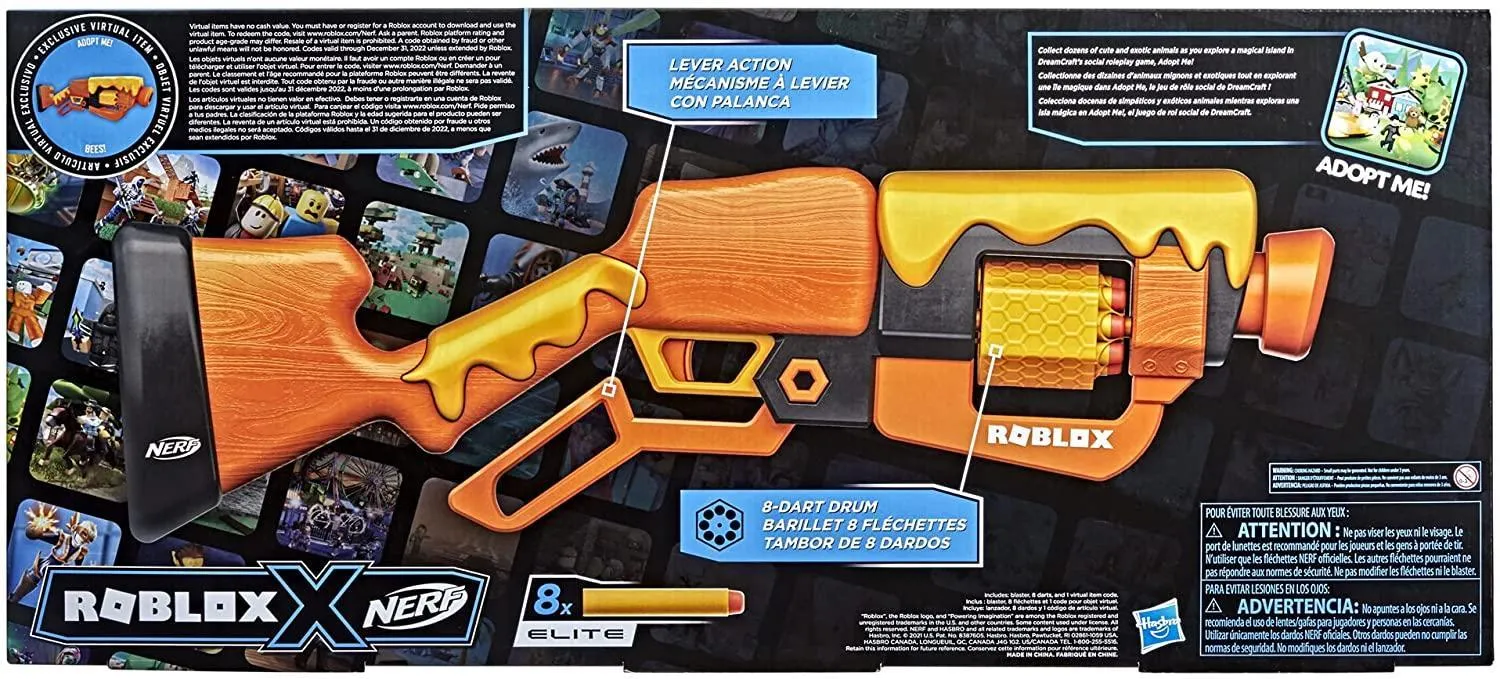 NERF Roblox Adopt Me! BEES! Blaster
